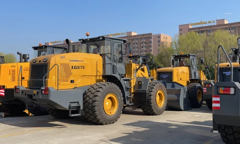 Фронтальный погрузчик Lonking LG876N, 2 гидролинии (угольный ковш)