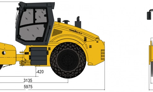 Каток дорожный CDM510B